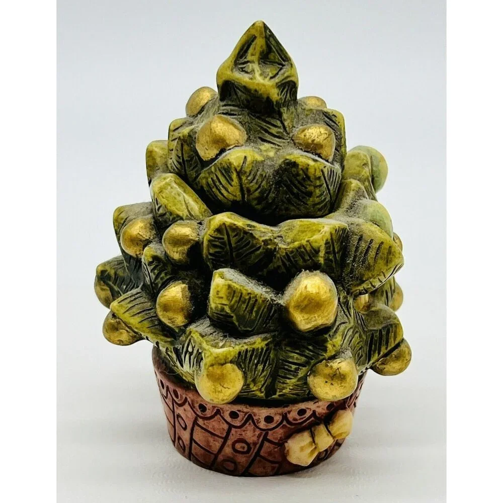 Harmony Ball Pot Bellys Green Gleamer Christmas Tree Seasonal Figurine‎ 2002